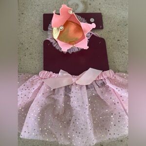 Ministry of Rascals Princess Dog Costume Pink Tutu Crown L/XL Pet Outfit